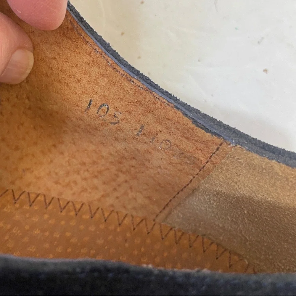 J.D. FISK SUEDE OXFORDS IN NAVY BLUE